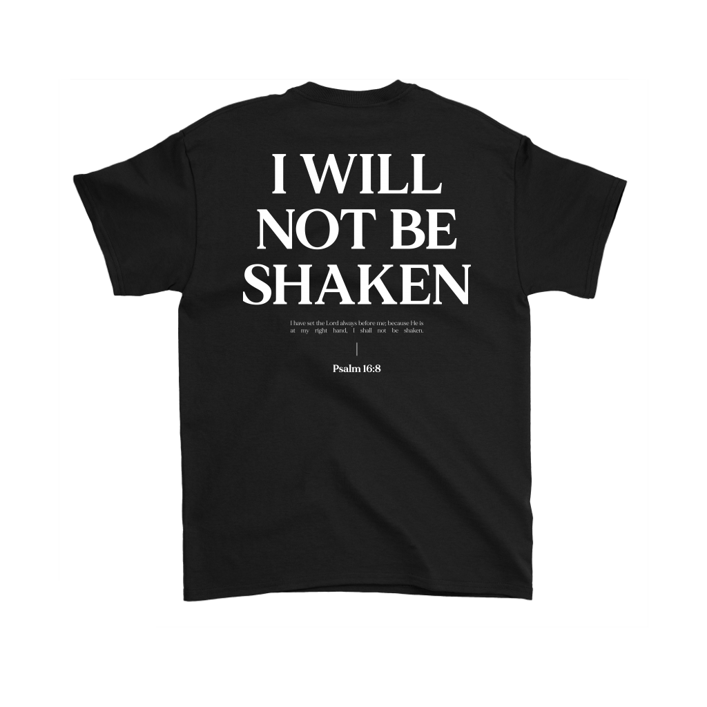I Will Not Be Shaken Men's Tee