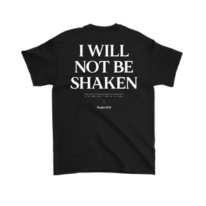 I Will Not Be Shaken Men's Tee