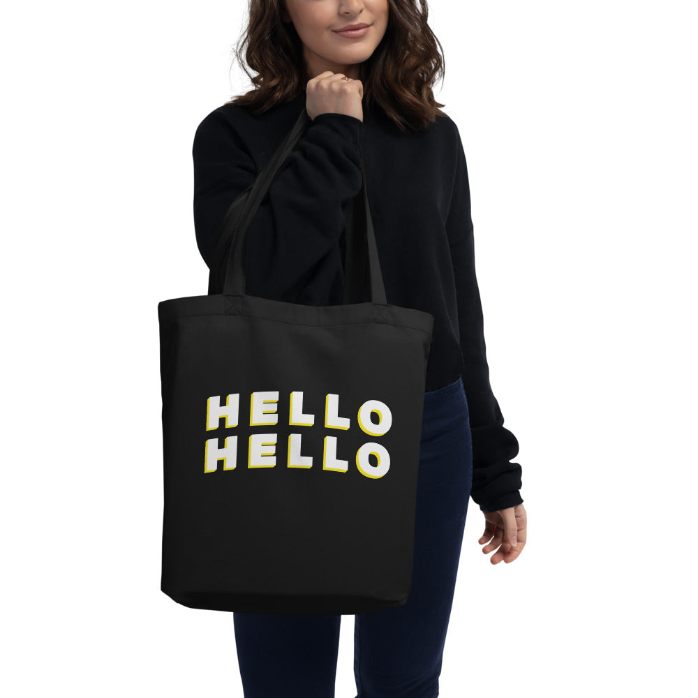 "Hello Hello" RELEVANT Podcast Eco Tote Bag