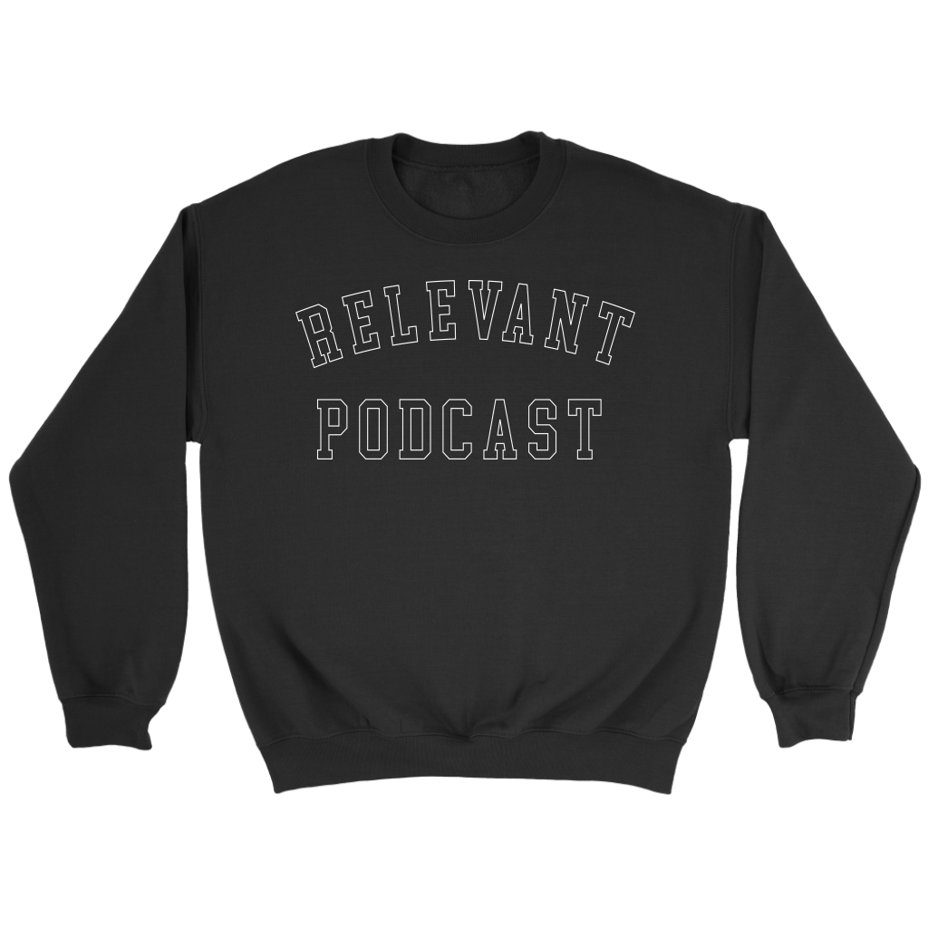 RELEVANT Podcast Collegiate Crewneck Sweatshirt